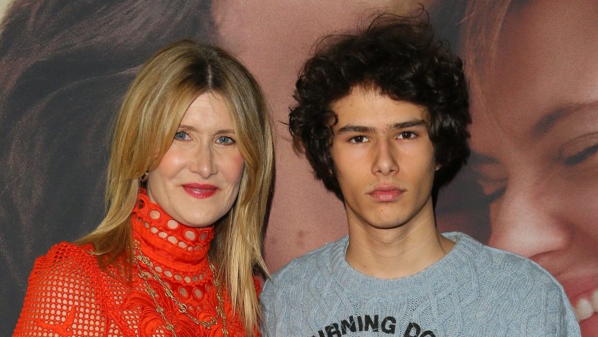 Laura Dern and son Ellery Walker Harper.