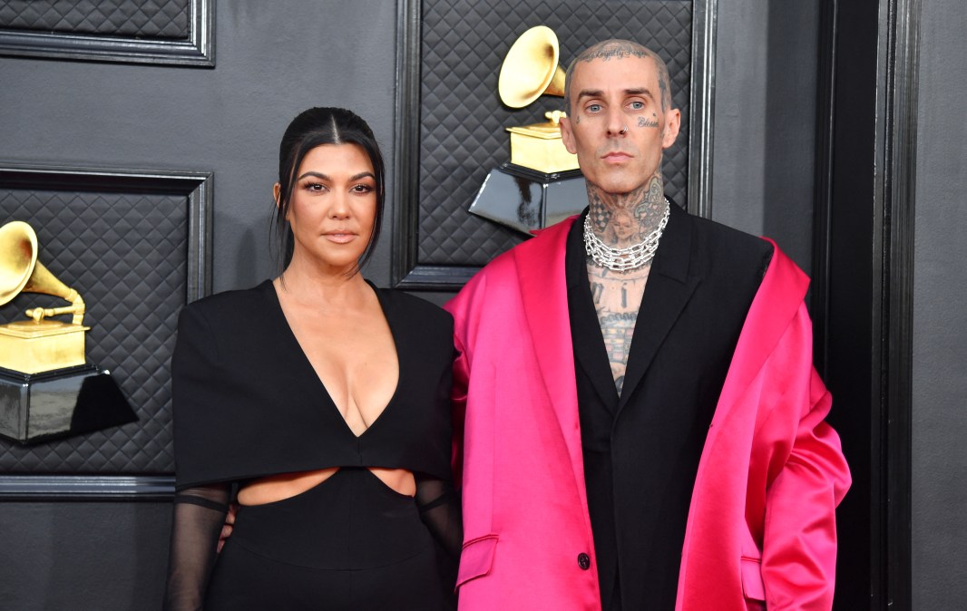 Kourtney Kardashian and Travis Barker