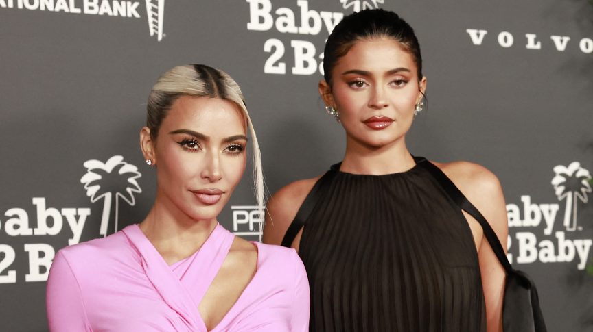 Kim Kardashian and Kylie Jenner.
