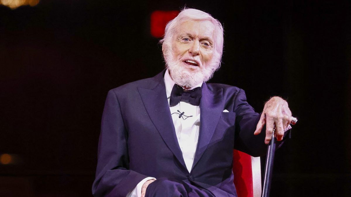 Dick Van Dyke speaks during the 43rd Annual Kennedy Center Honors 