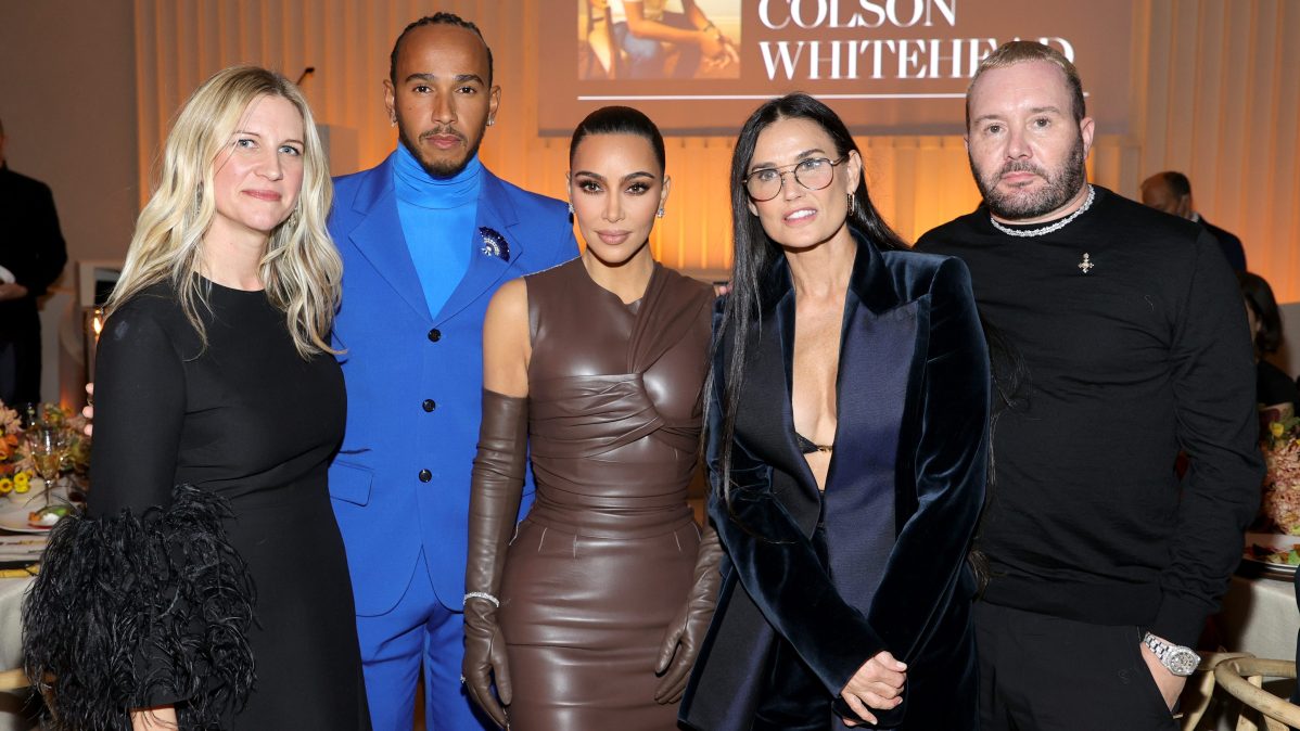 Kristina O’Neill, Lewis Hamilton, Kim Kardashian West, Demi Moore, and Kim Jones