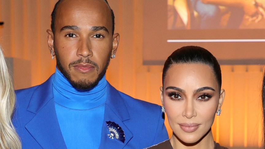 Lewis Hamilton and Kim Kardashian
