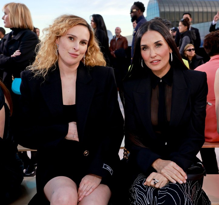 Rumer Willis and Demi Moore