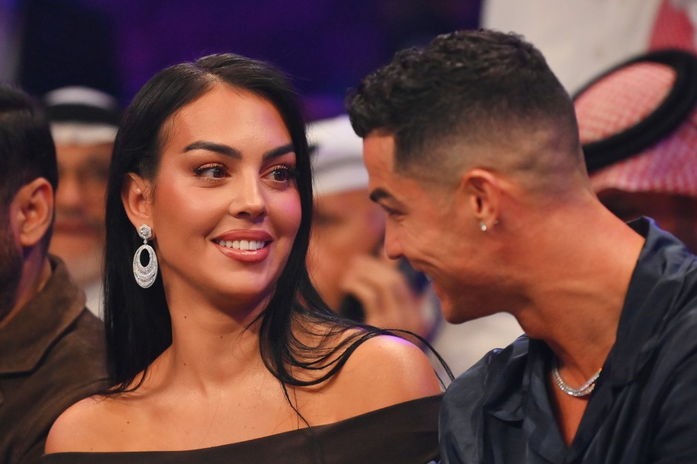 Cristiano Ronaldo and his wife Georgina Rodríguez