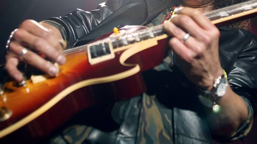 Guitar up close