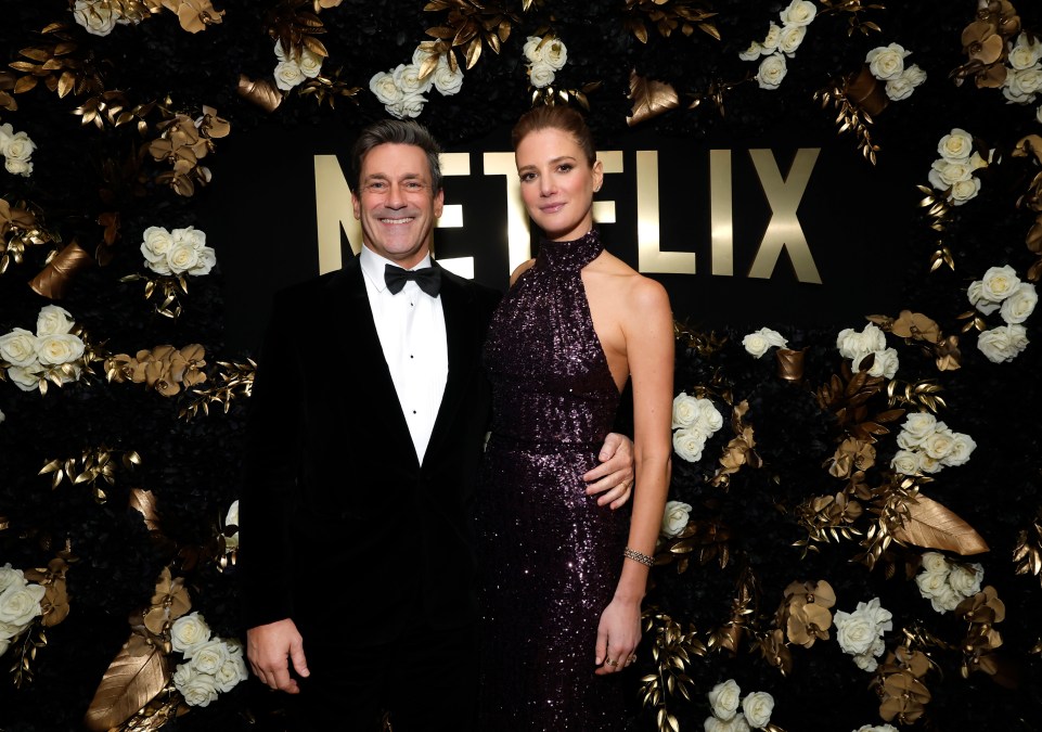 Jon Hamm and Anna Osceola 