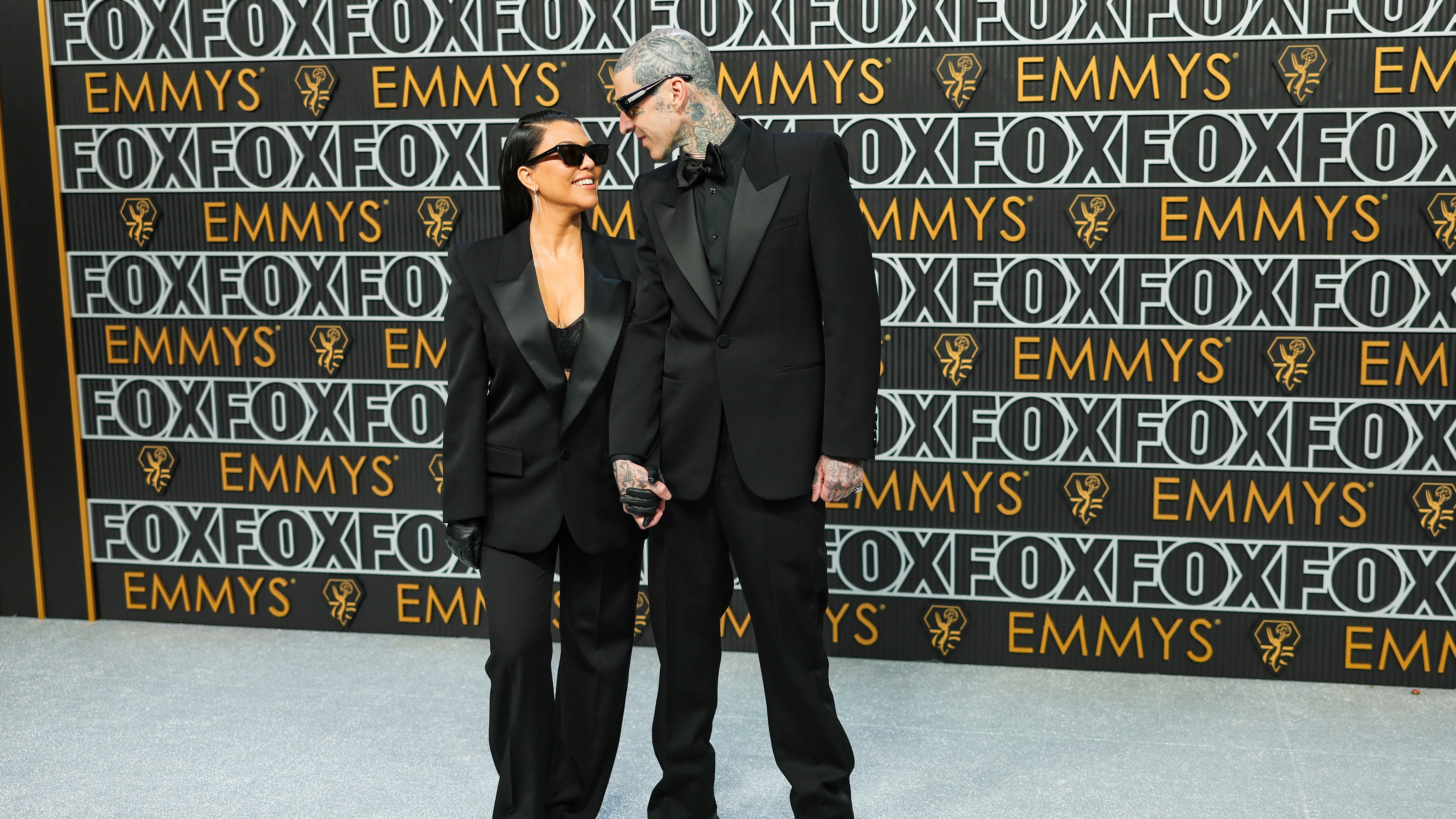 Kourtney Kardashian and Travis Barker