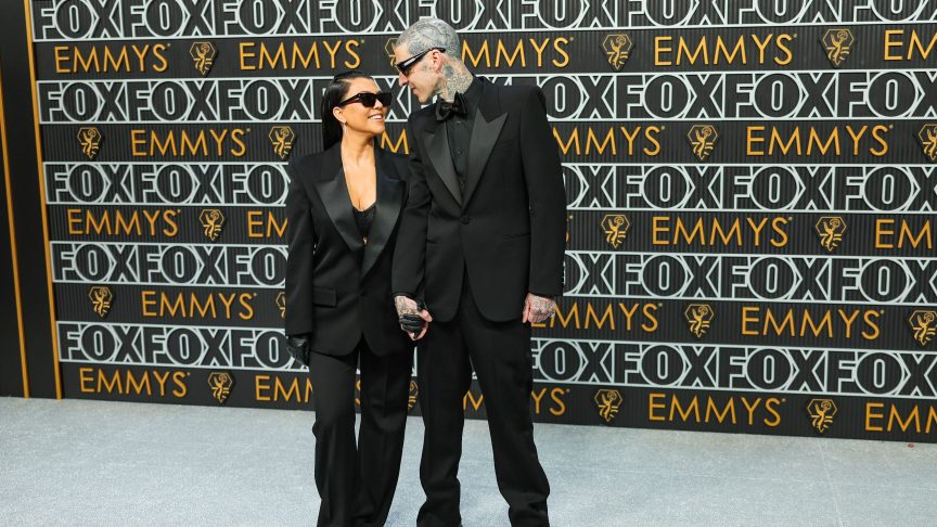 Kourtney Kardashian and Travis Barker