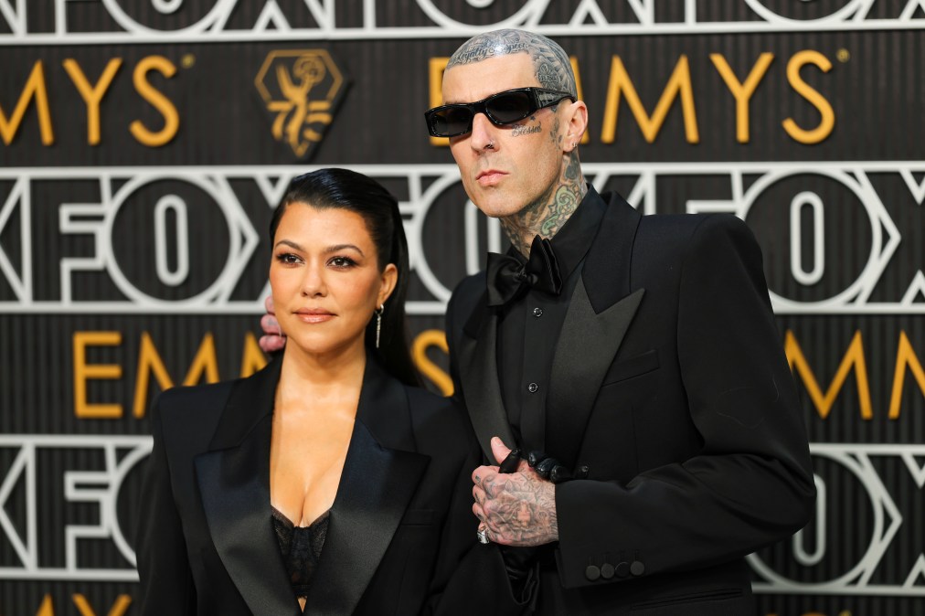 Kourtney Kardashian and Travis Barker