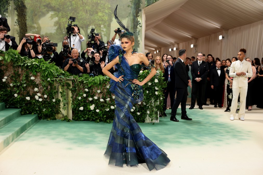Zendaya attends The 2024 Met Gala Celebrating "Sleeping Beauties: Reawakening Fashion" at The Metropolitan Museum of Art on May 06, 2024 in New York City.  