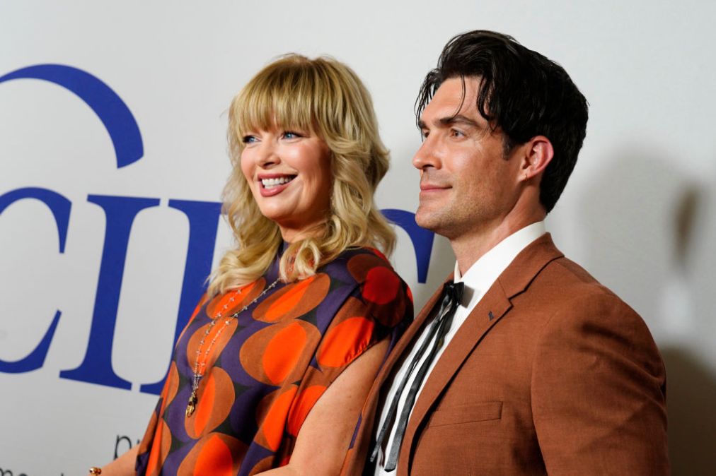 Melissa Peterman and Peter Porte