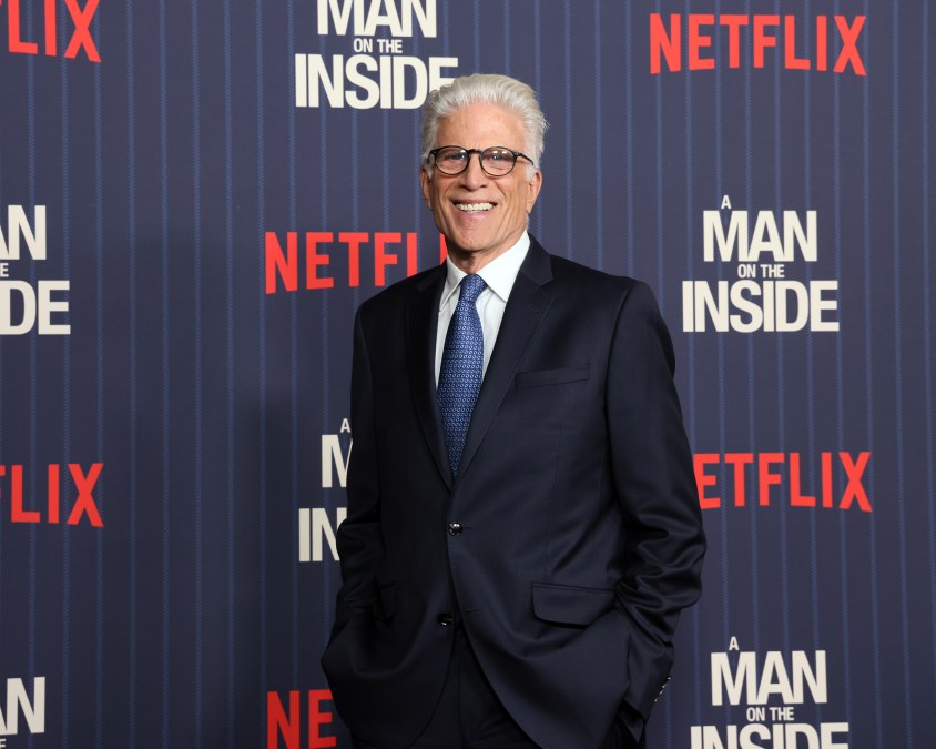 Ted Danson at the premiere for A Man on the Inside