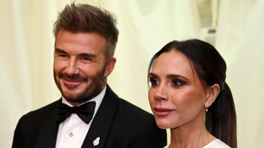 Sir David Beckham and Victoria Beckham.