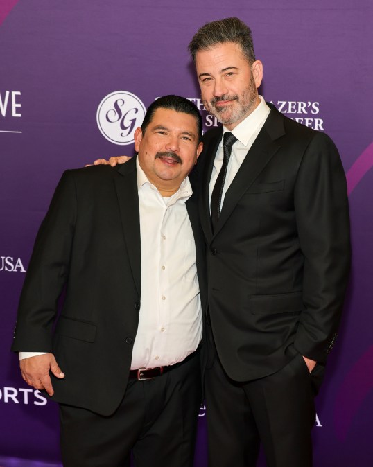 Guillermo Rodriguez and Jimmy Kimmel