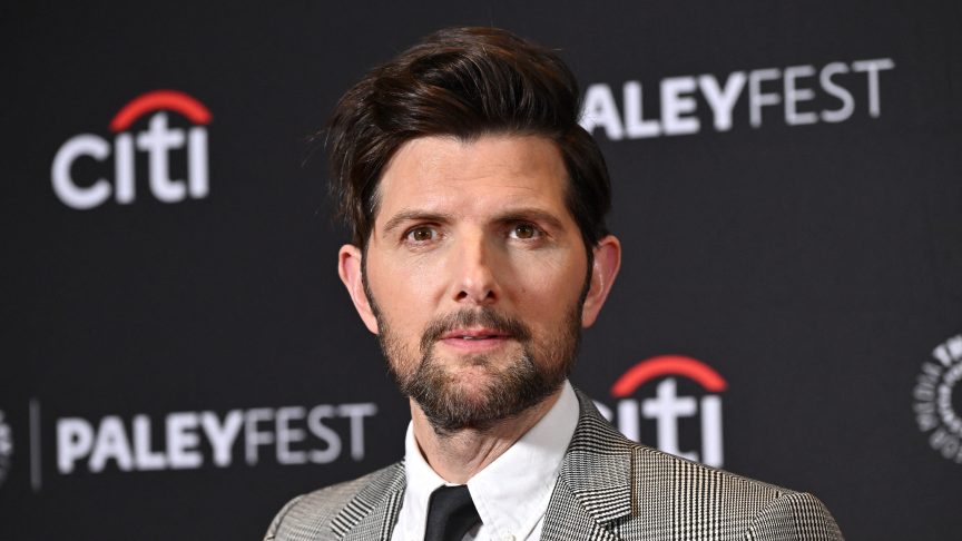 US actor Adam Scott attends PaleyFest LA screening of the season finale of "Severance" at the Dolby Theatre in Hollywood, California, on March 21, 2025.