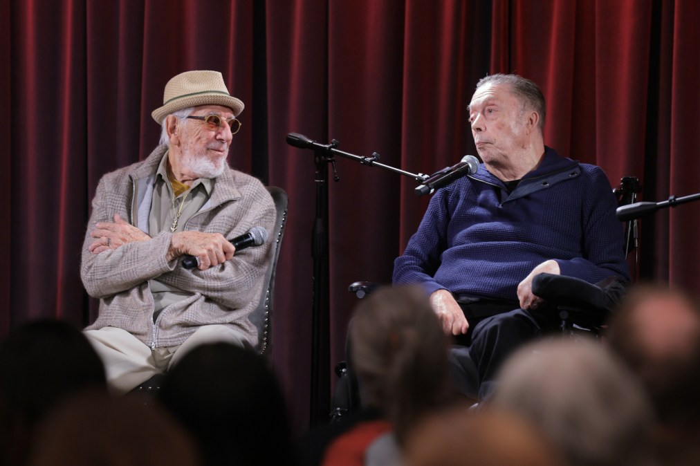 Lou Adler and Tim Curry