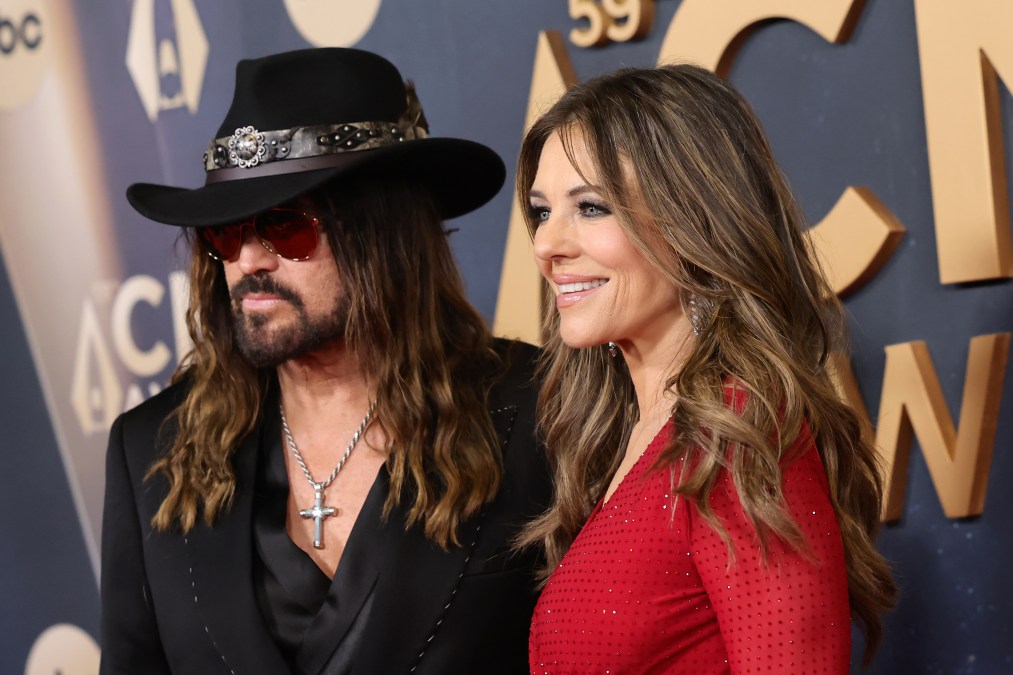 Billy Ray Cyrus and Elizabeth Hurley.