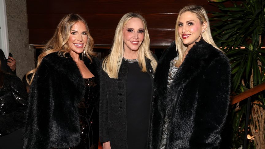 Jennifer Pedranti, Shannon Beador and Gina Kirschenheiter attend GLAAD Tidings on December 17, 2025 in Los Angeles, California.
