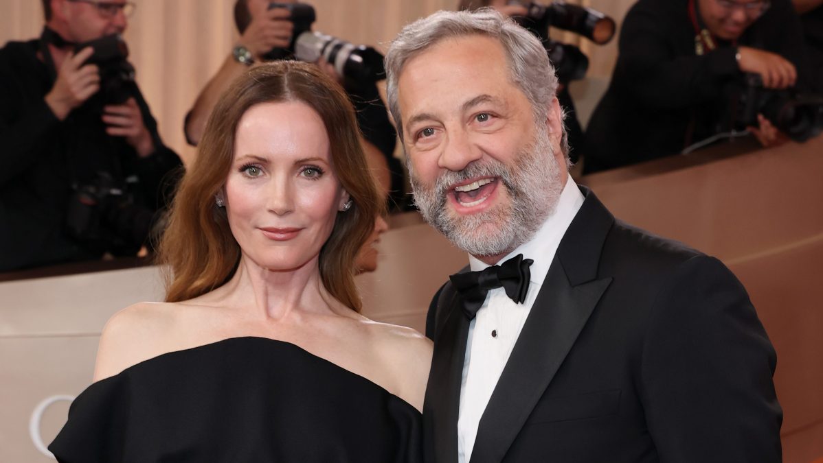 Leslie Mann and Judd Apatow