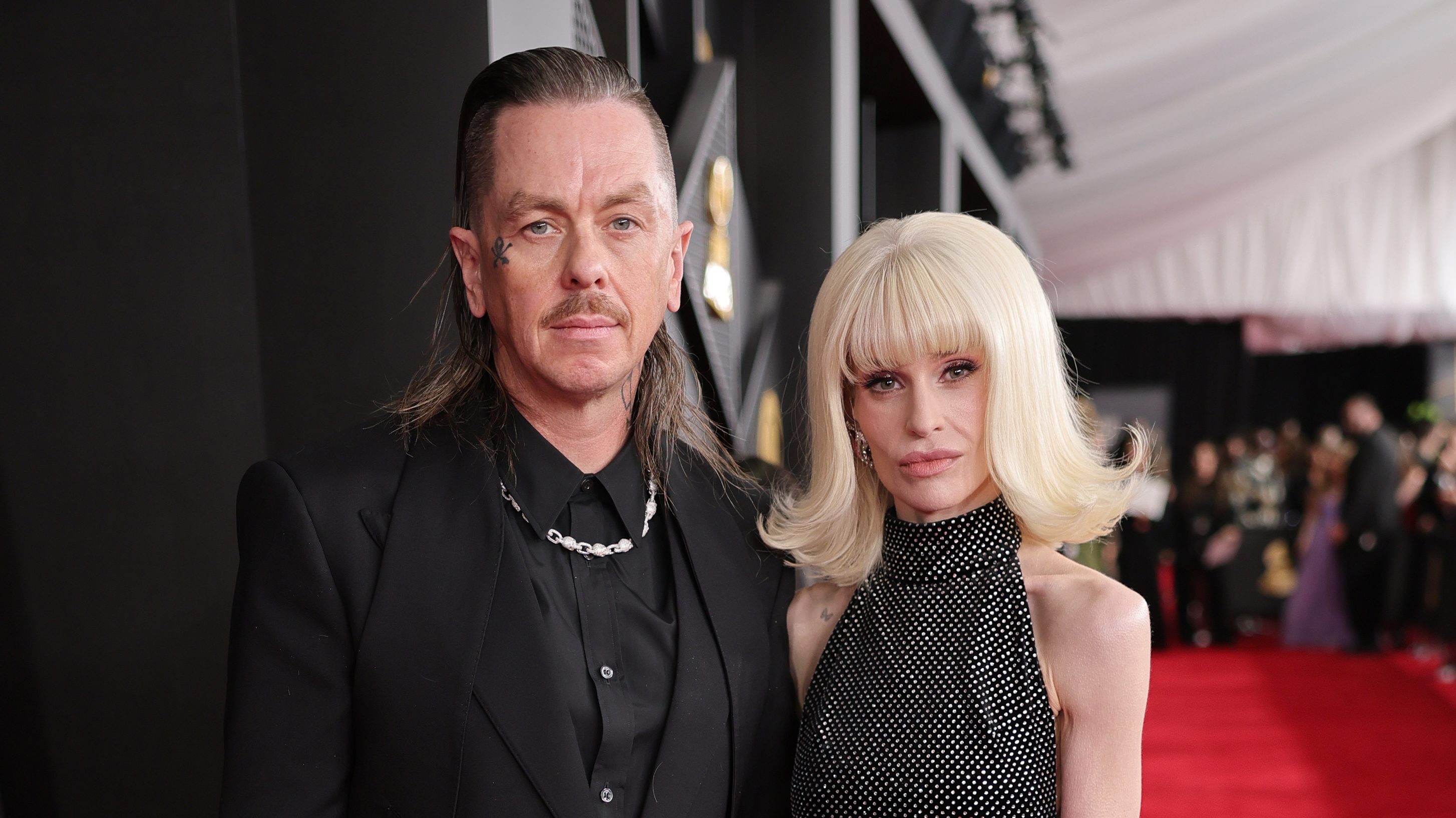 Sid Wilson and Kelly Osbourne.