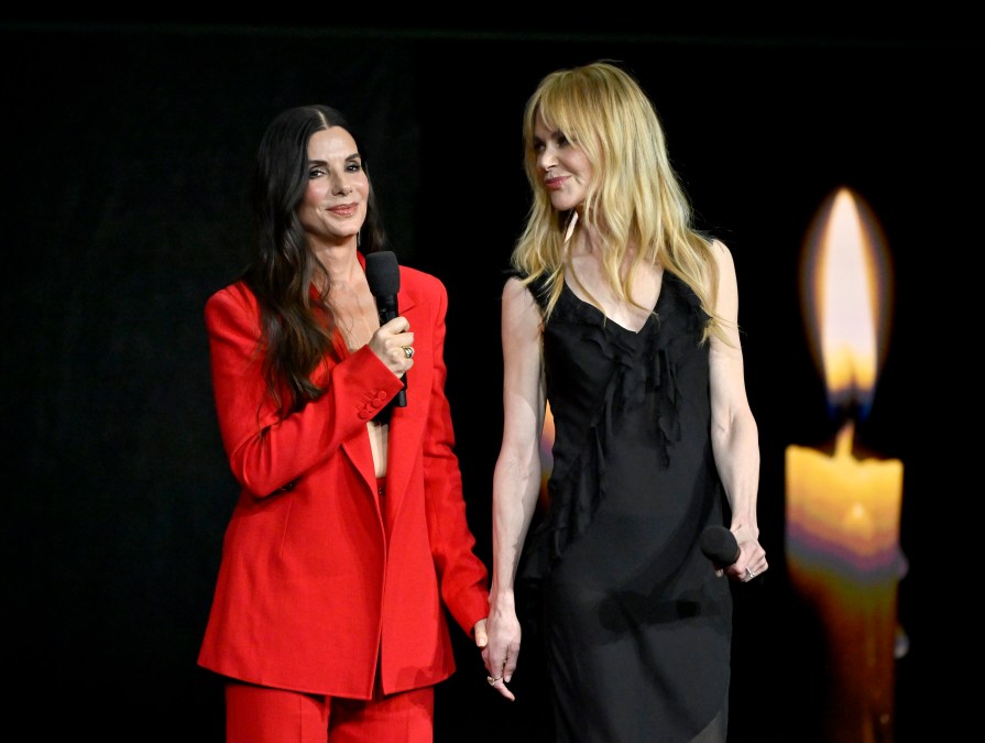Sandra Bullock and Nicole Kidman onstage at CinemaCon 2026