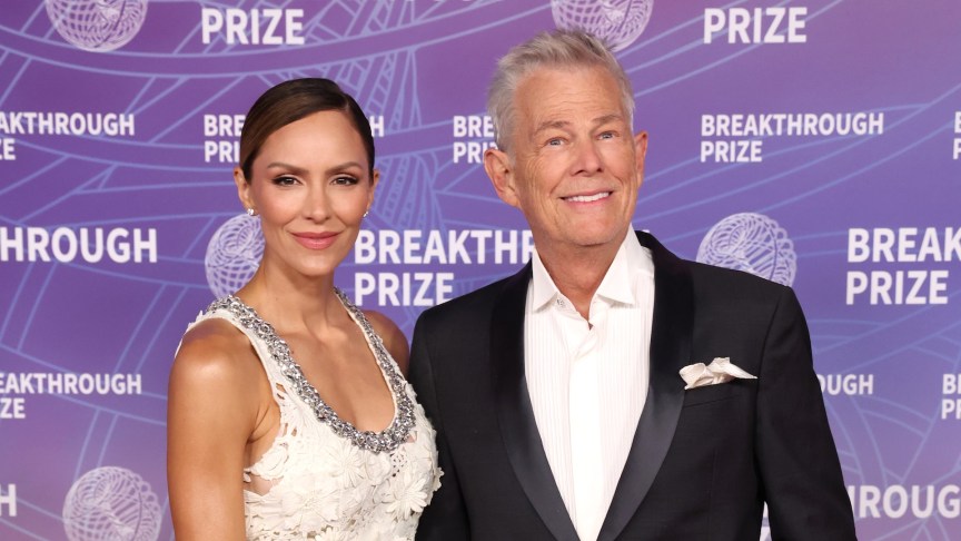 Katharine McPhee and David Foster