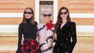 Emily Blunt, Meryl Streep and Anne Hathaway gather for the UK premiere of "The Devil Wears Prada 2," which will auction off costumes from the film to support the Committee to Protect Journalists and the Committee of Fashion Designers of America.