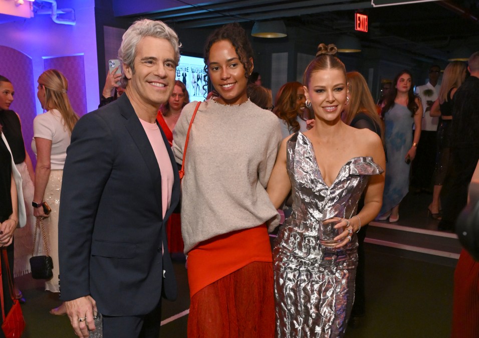 Andy Cohen, Ava Dash and Ariana Madix