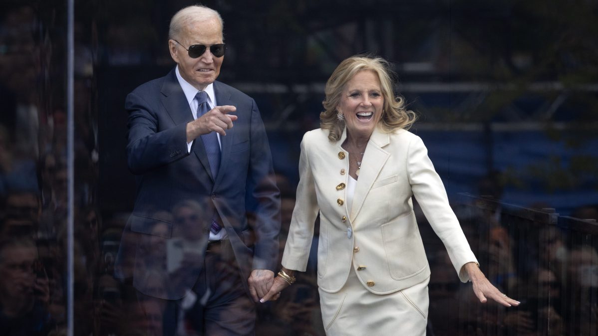 Former U.S. President Joe Biden and Dr. Jill Biden