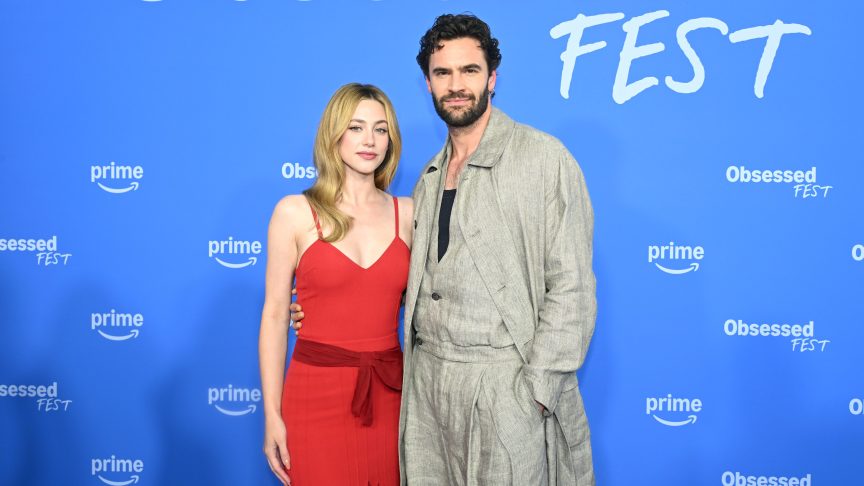 Lili Reinhart and Tom Bateman