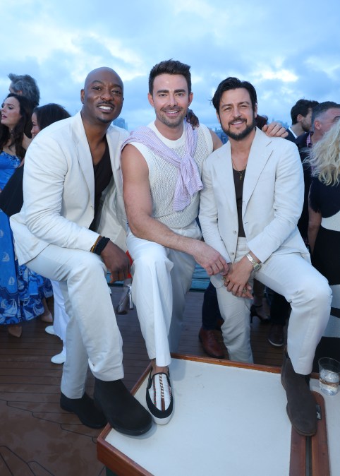 BJ Britt, Jonathan Bennett and Tyler Hynes