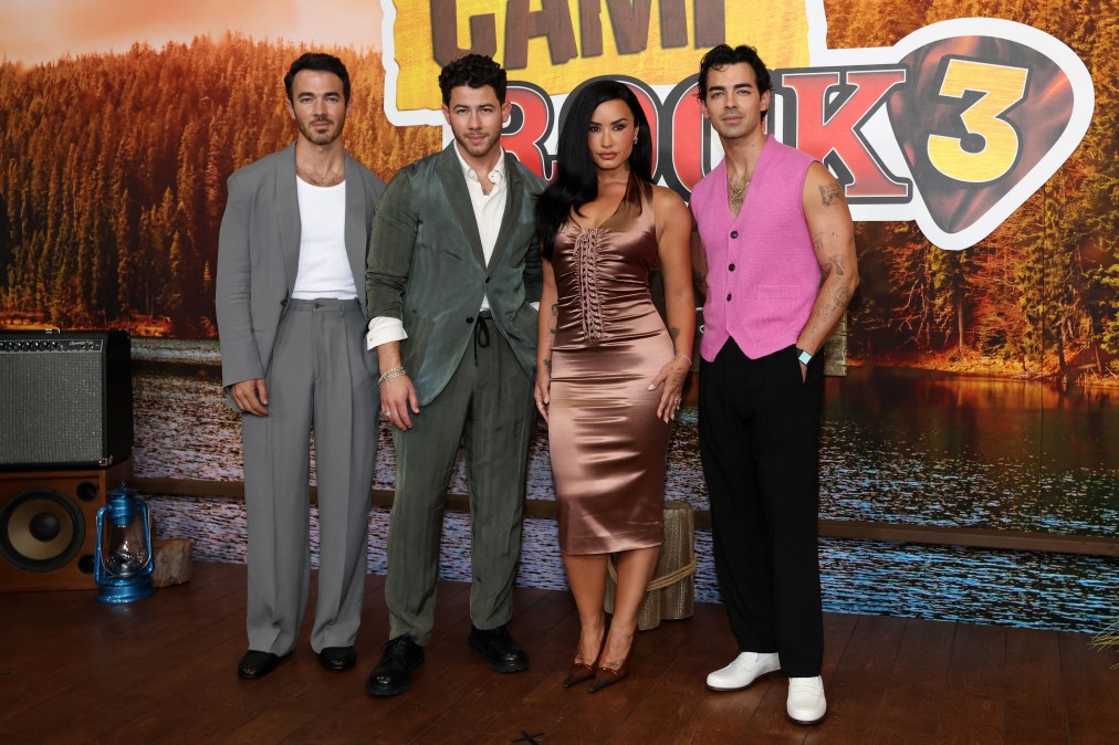 Jonas Brothers with Demi Lovato
