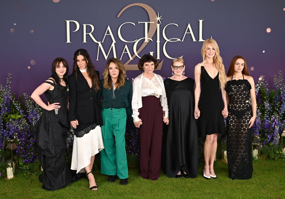 Maisie Williams, Sandra Bullock, Stockard Channing, director Susanne Bier, Dianne Wiest, Nicole Kidman and Joey King