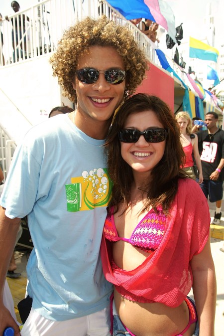 Kelly Clarkson and Justin Guarini