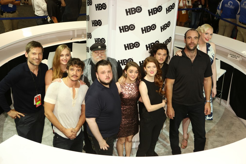 Game of Thrones cast at the start of the series