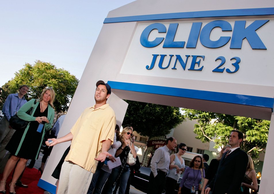 Adam Sandler attends the premiere of "Click" in 2006
