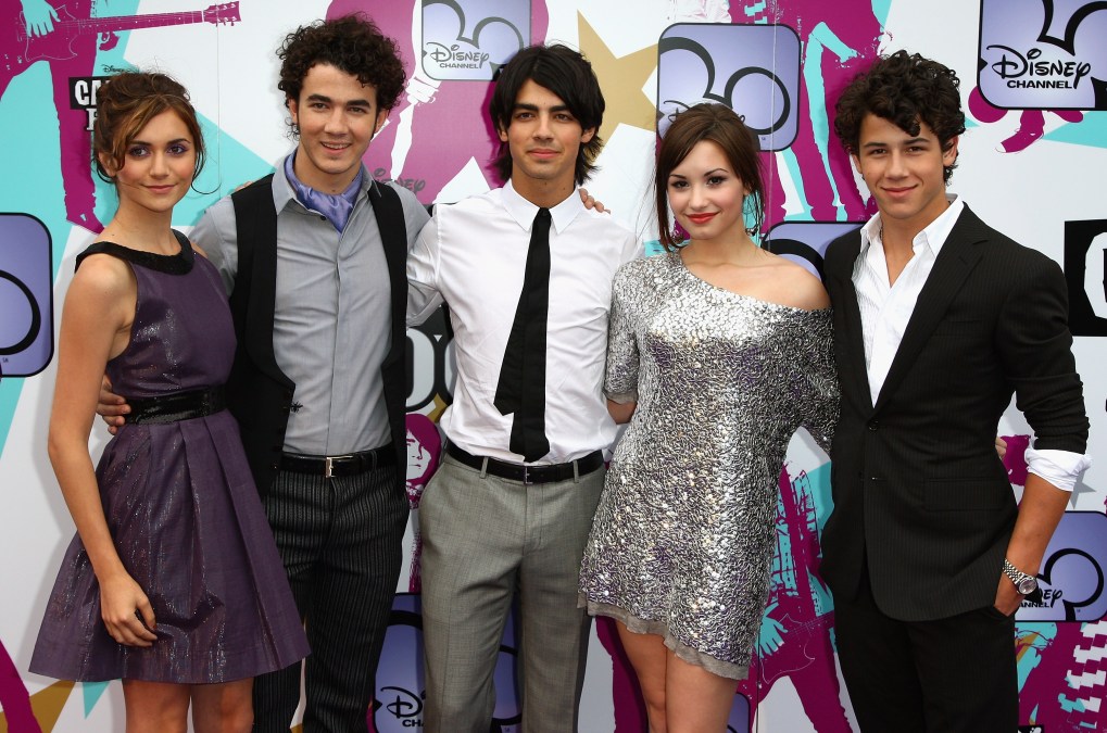 Camp Rock stars at the premiere