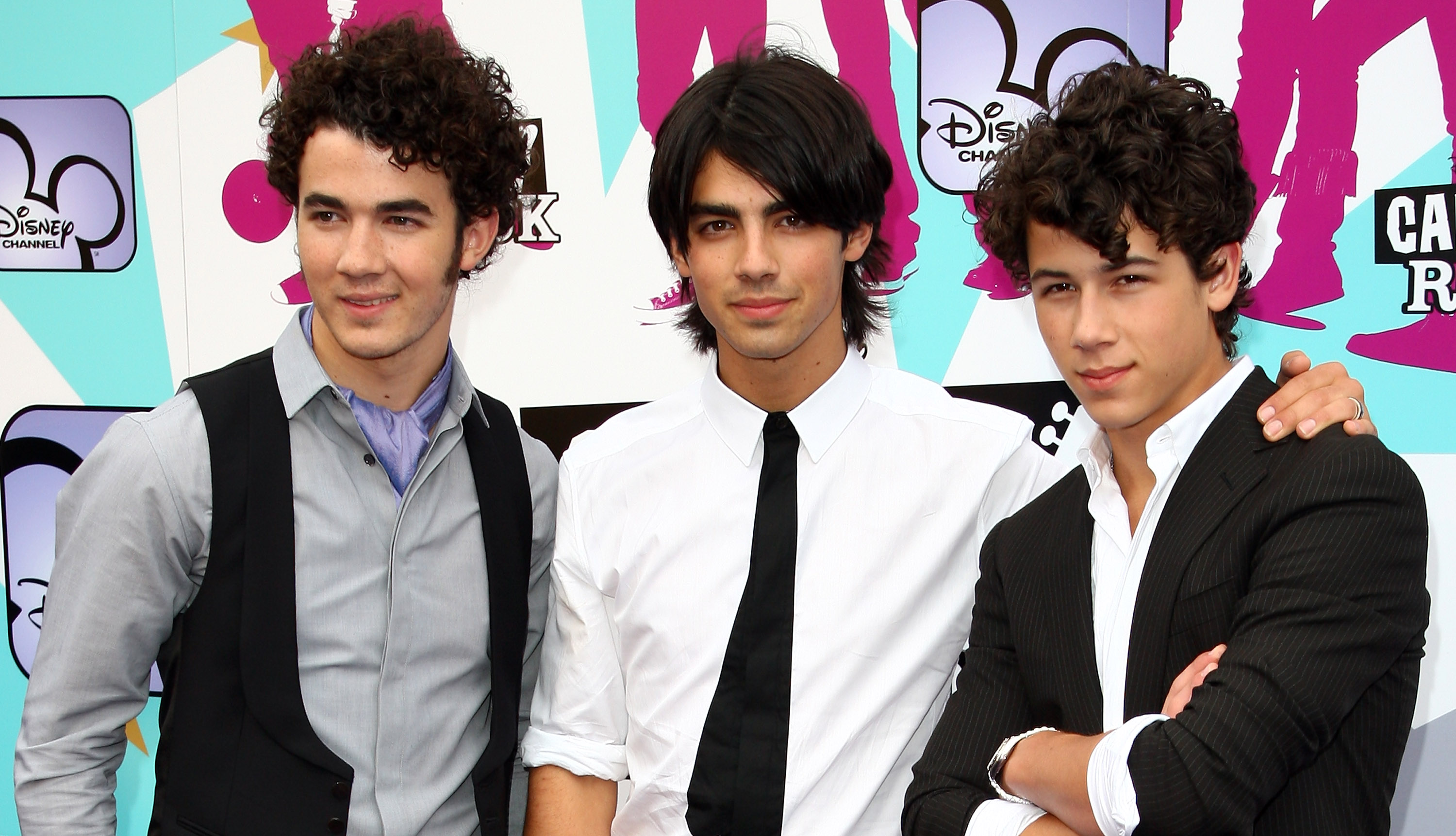 The Jonas Brothers at the Camp Rock premiere