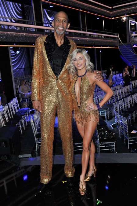 Kareem Abdul-Jabbar and Lindsay Arnold