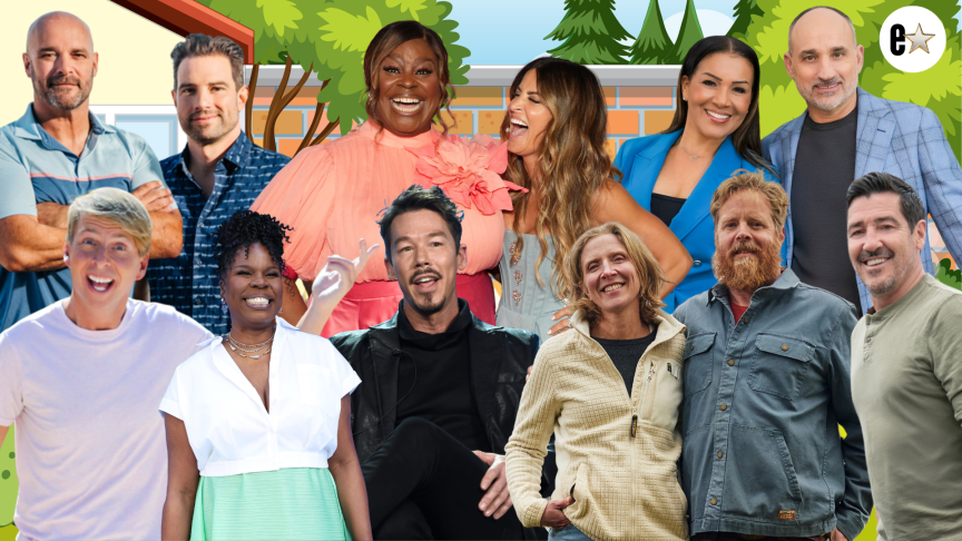 Bryan Baeumler, Scott McGillivray, Retta, Alison Victoria, Page Turner, David Visentin, Jack McBrayer, Leslie Jones, David Bromstad, Sarah Morrill, Chase Morrill, Jonathan Knight