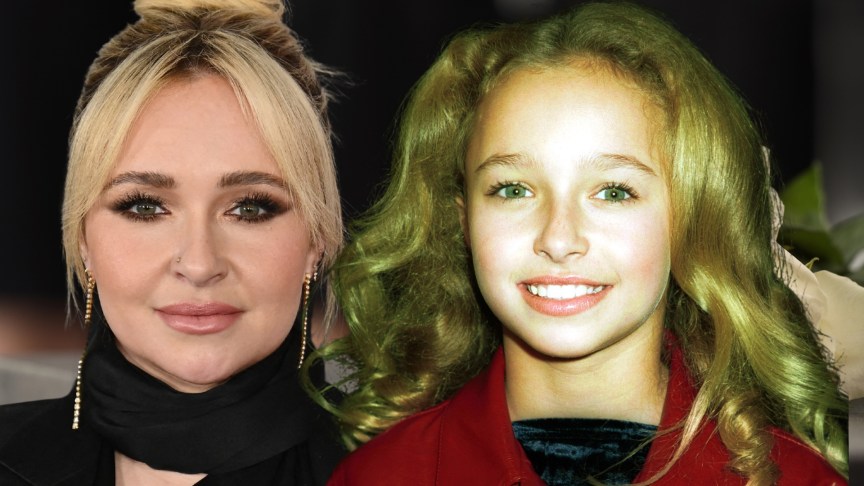 Hayden Panettiere as a child star and as an adult