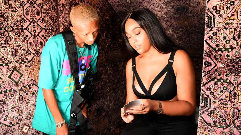 Jaden Smith and Jordyn Woods attend an event