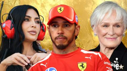 Glenn Close Reveals Her Impression of Co-Star Kim Kardashian’s Boyfriend, Lewis Hamilton