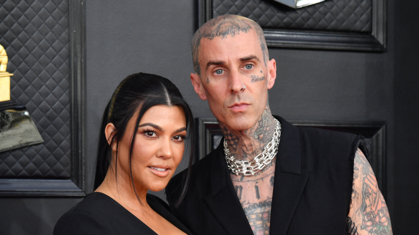 Kourtney Kardashian and Travis Barker