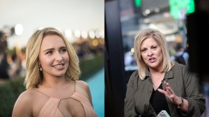 Hayden Panettiere and Nancy Grace