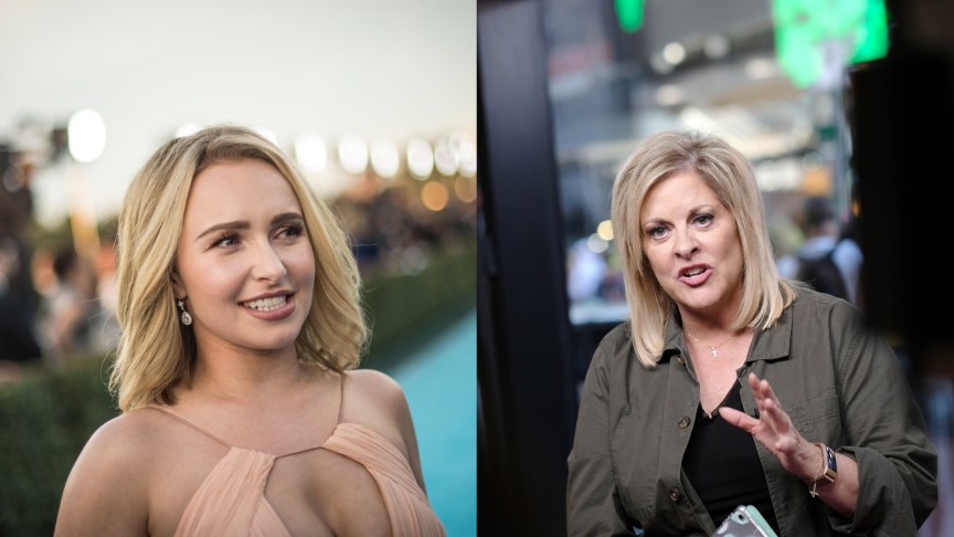 Hayden Panettiere and Nancy Grace