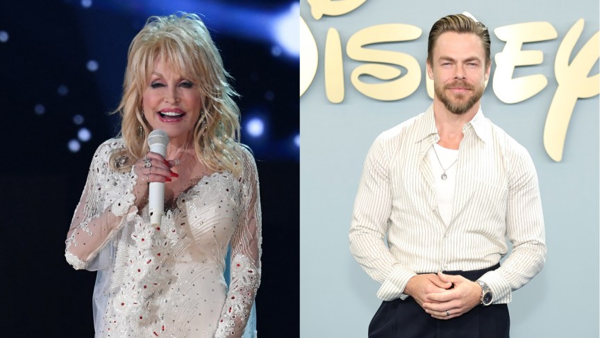 Dolly Parton and Derek Hough
