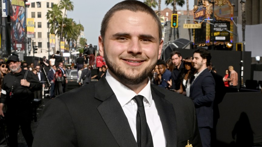 Prince Jackson attends Lionsgate's "Michael" Los Angeles premiere at Dolby Theatre