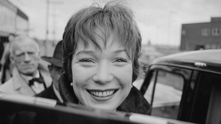 Shirley MacLaine smiling in the '60s