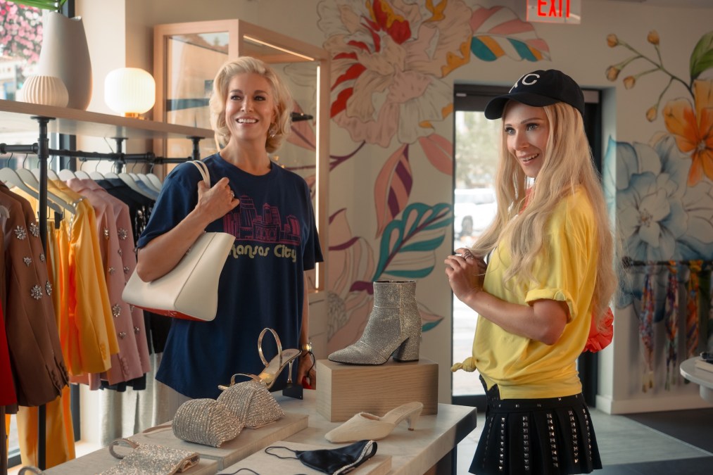 Hannah Waddingham and Juno Temple in "Ted Lasso."
